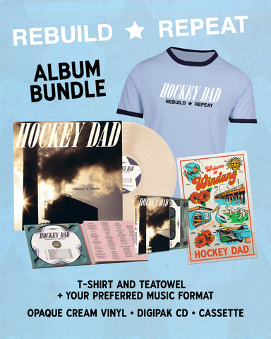 Rebuild Repeat - Album Bundle w/ T-Shirt & Tea Towel